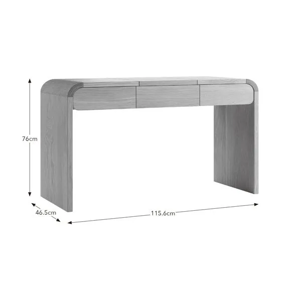 Bennett 2 Drawer Dressing Table with Mirror 6