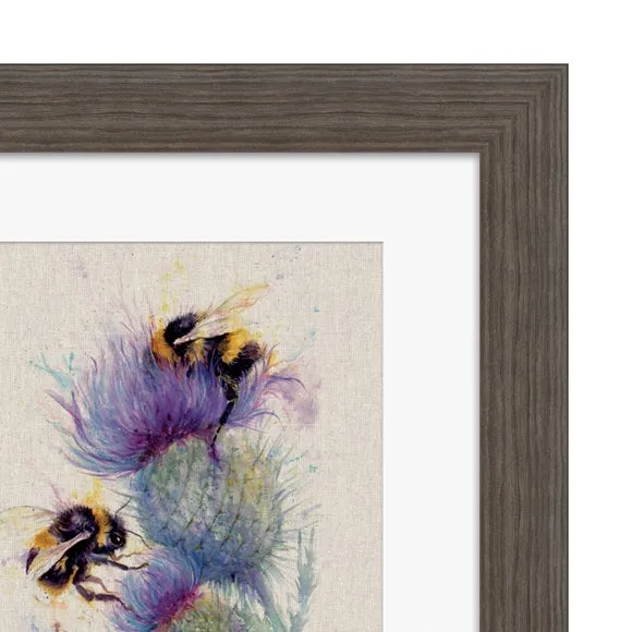 The Art Group Bees On Thistle Framed Print 3