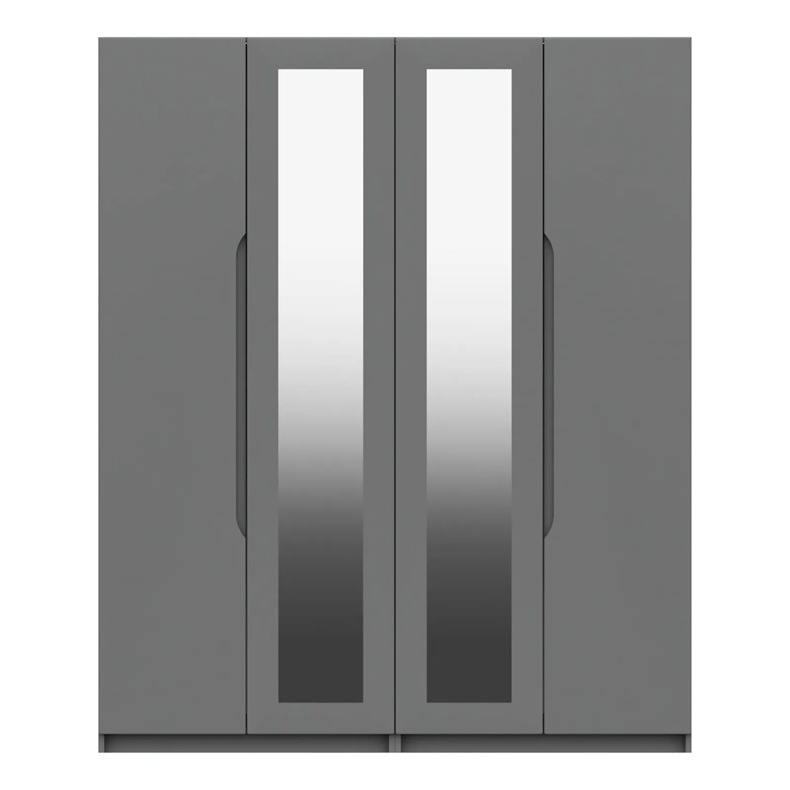 Legato 4 Door Wardrobe, Mirrored