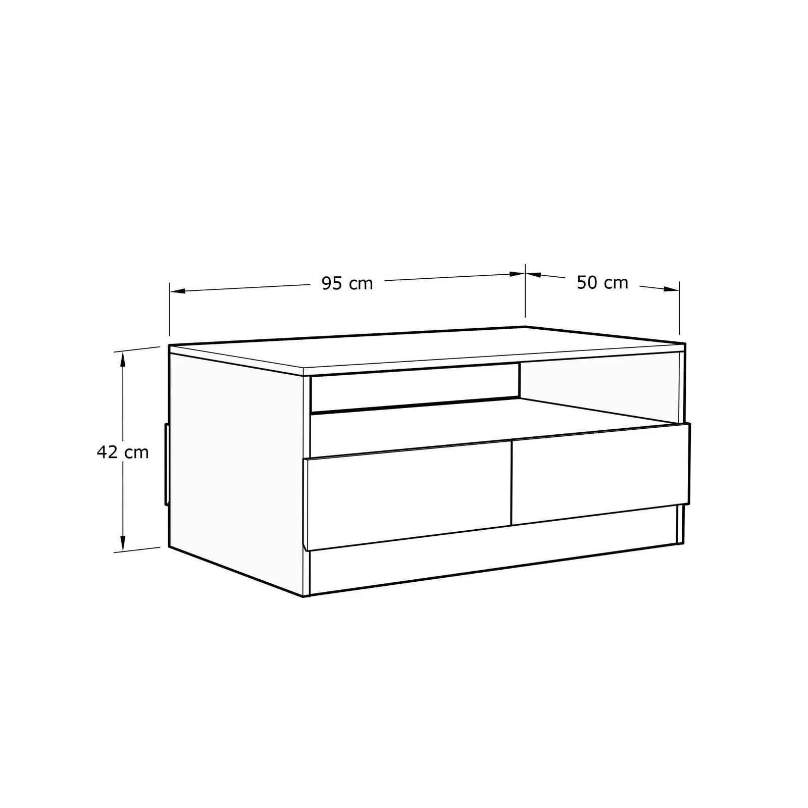 GFW Catania Coffee Table in Walnut 6