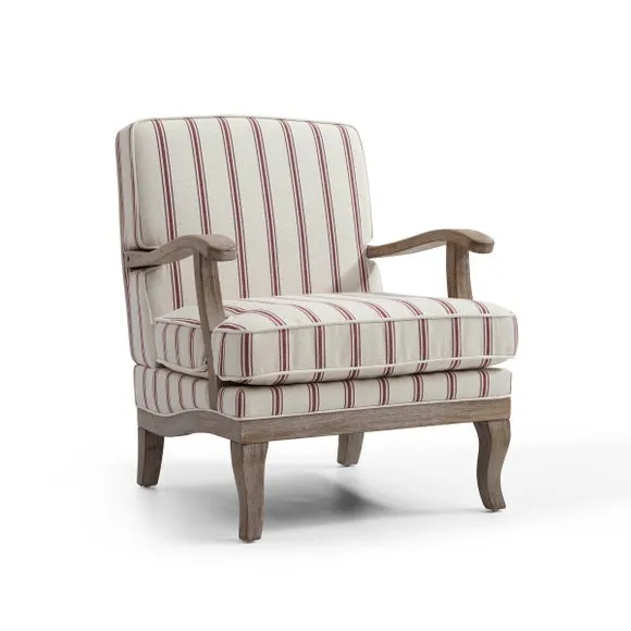 Esme Woven Folkstone Stripe Occasional Chair 6