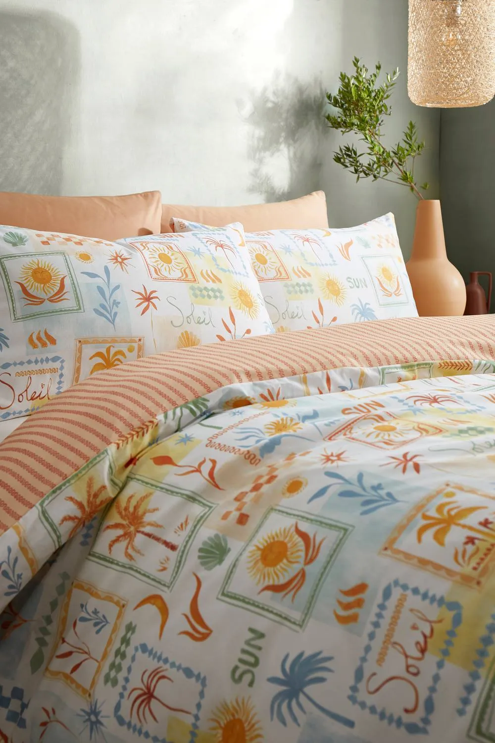 Fusion 'Soleil' Easy Care Duvet Cover Set 2