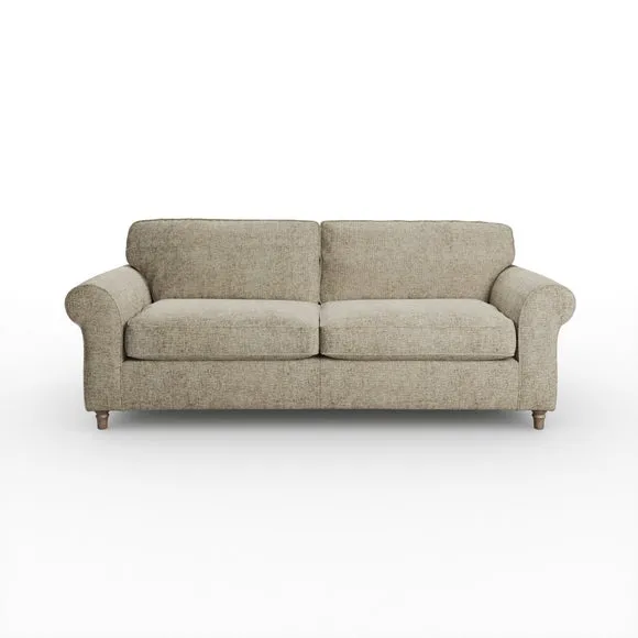 Flori Chunky Chenille 4 Seater Sofa 6