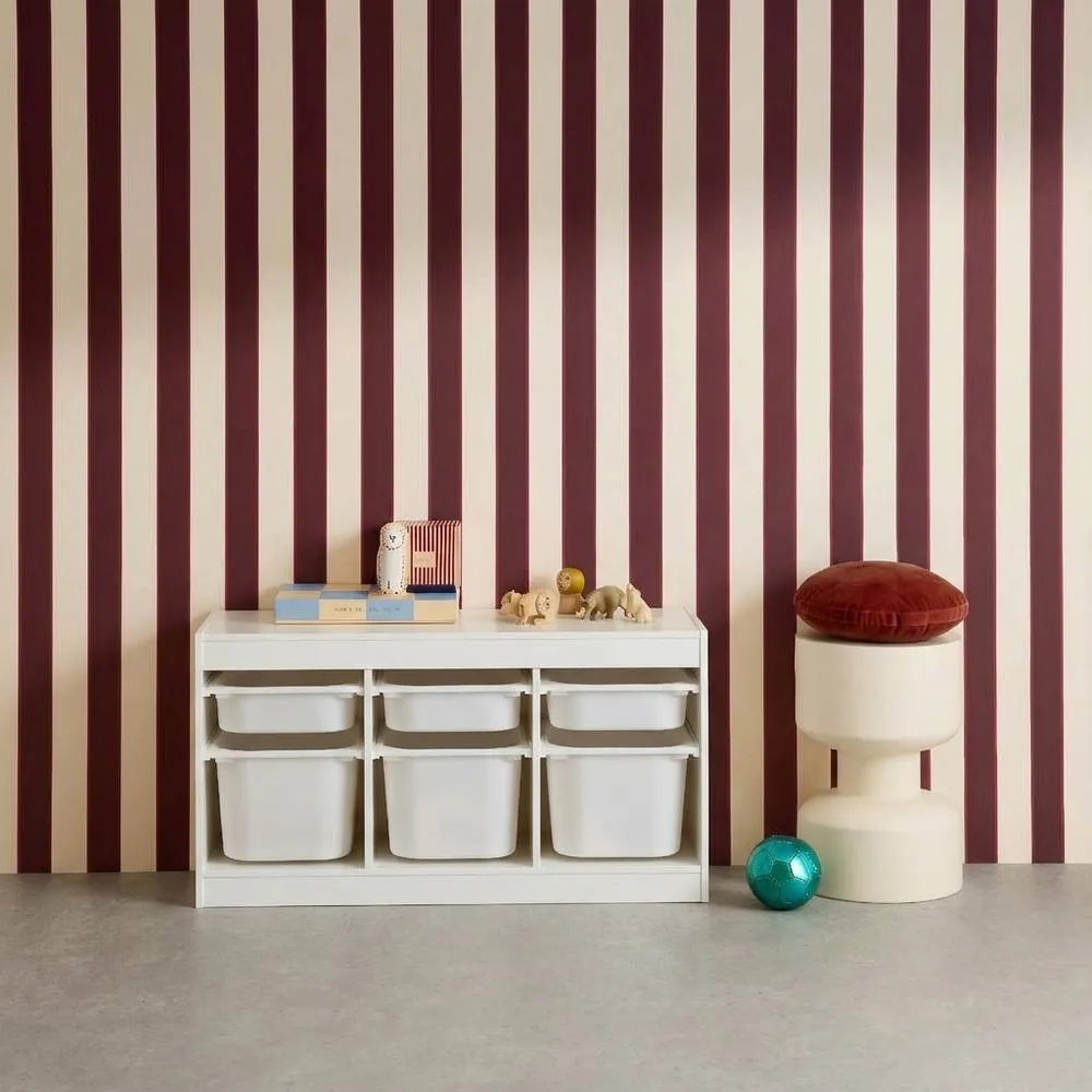 sweeek Children's storage furniture 6 storage bins wood decor in White