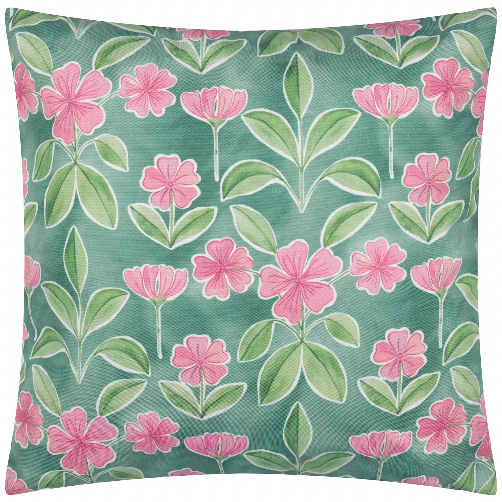Wylder Viola Reversible Water-Resistant Outdoor Cushion in Duck Egg Blue 2