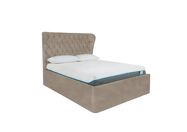 Kendall Ottoman Bed Frame - Super King - Savannah Mocha