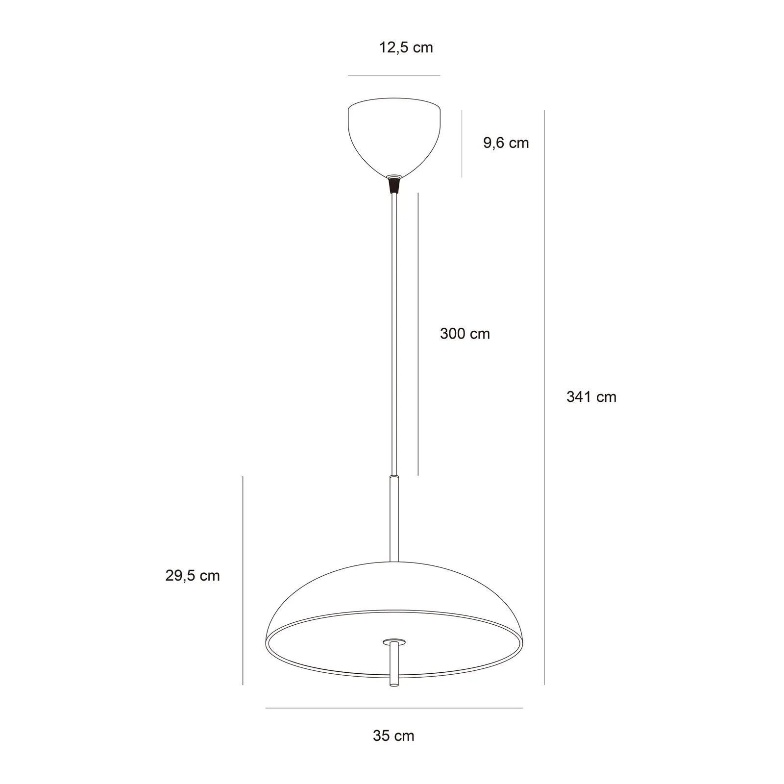 Nordlux Versale Pendant Light Brown Metal Dining Room E27 Mains 35cm 3