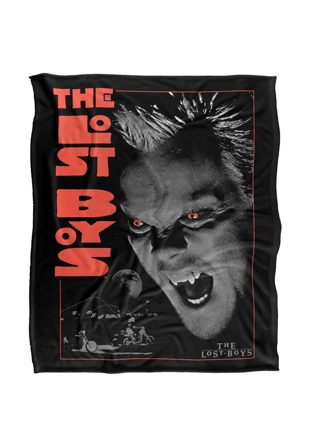 Warner Brothers The Lost Boys Silky Touch Super Soft Throw Blanket 152x127cm in White