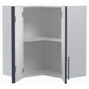 Wickes Orlando Marine Blue Corner Wall Unit - 625mm 2