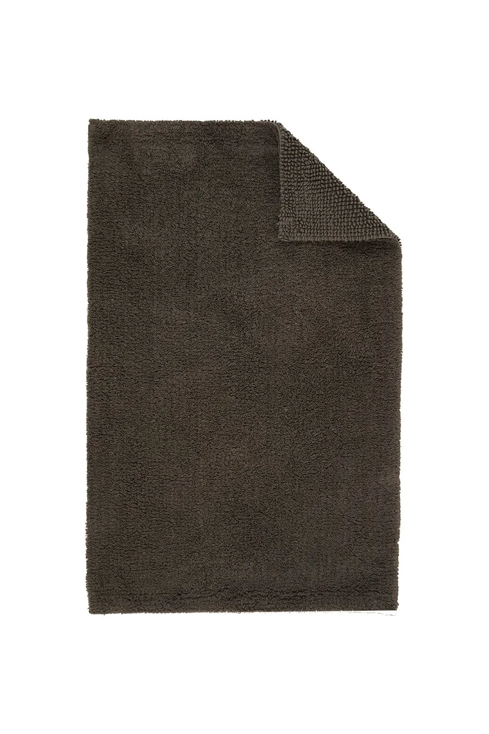 CHRISTY Reversible Hygro Luxury 100% Cotton 1800GSM Bath Rugs in Dark Grey 3