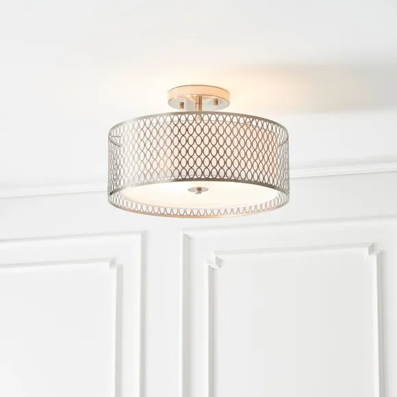 Return - Vogue Tolna 3 Light Semi Flush Ceiling Light 6