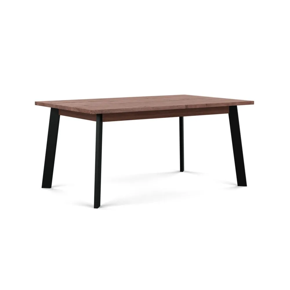 Heal's Nova Extending Dining Table Walnut L160 + 50cm x2 3