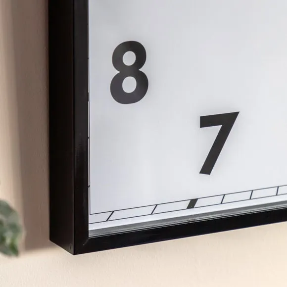 Cedar & Sage Buxton Square Wall Clock 3