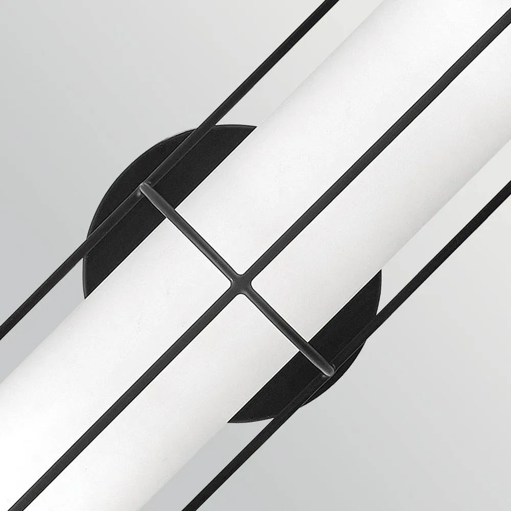 Netlighting Saylor Small Integrated LED Wall Light Matte Black 3000K IP44 4