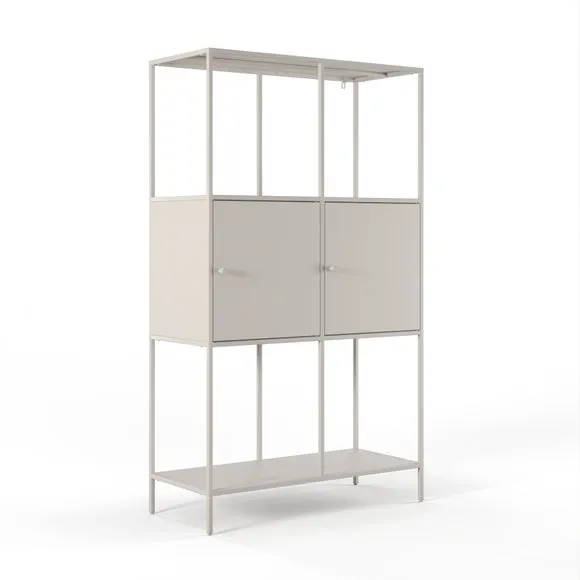 Corin Metal 2 Door Shelving Unit 5