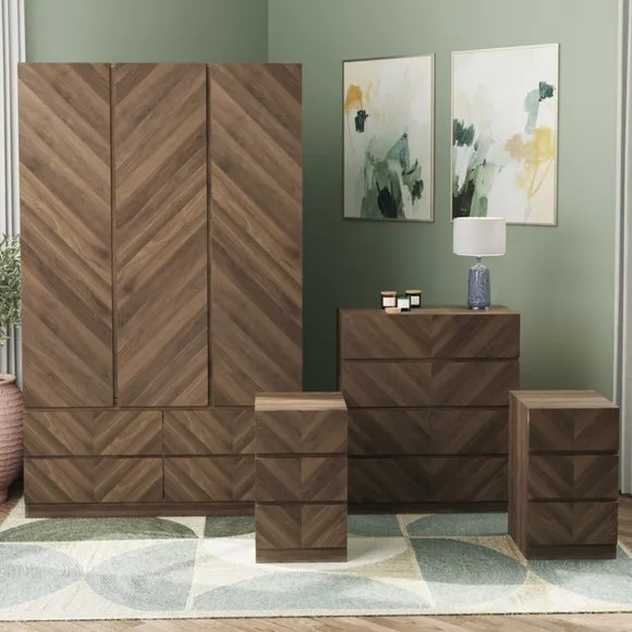 Taranto 4 Piece Bedroom Furniture Set 1