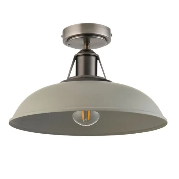 Oraya Bathroom Flush Ceiling Light 6