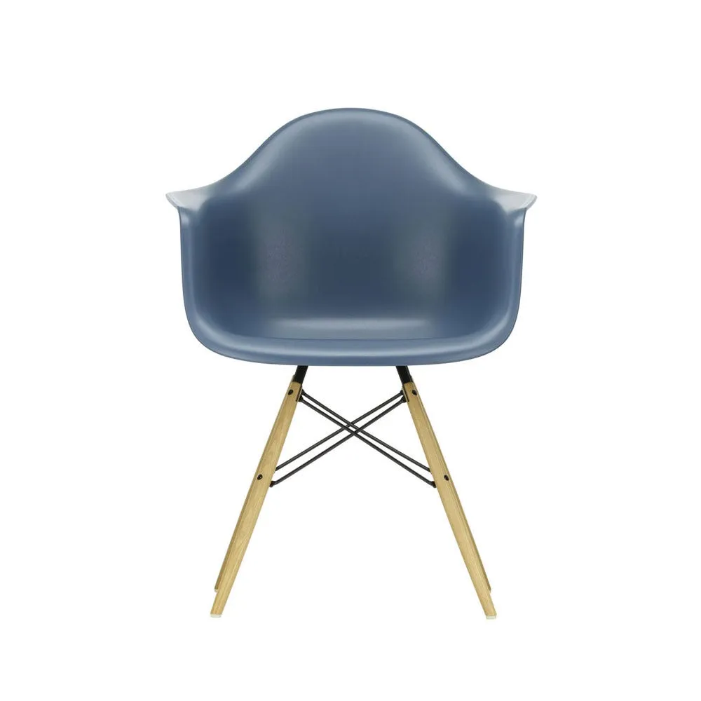 Vitra Eames DAW Armchair New Height Sea Blue Ash Honey Base 2