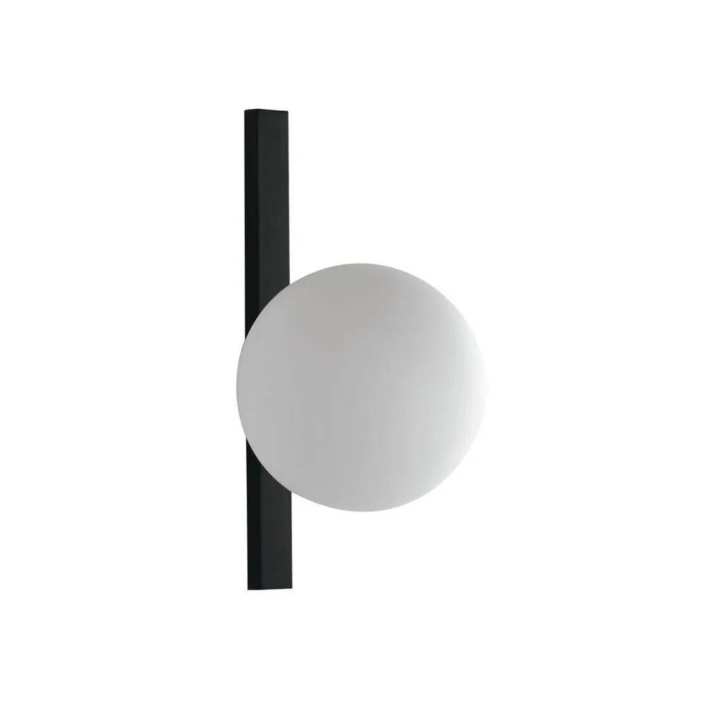 Netlighting Enoire Globe Wall Lamp Black Opal E14