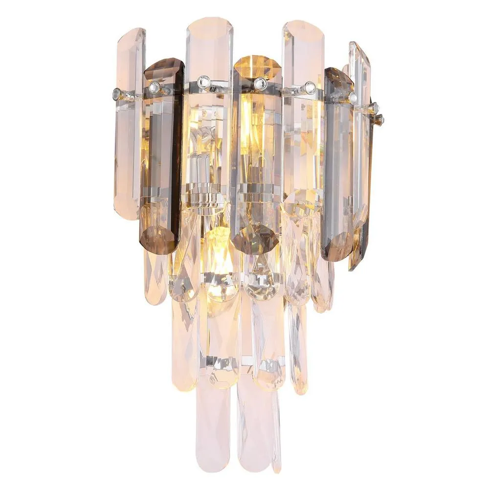 Netlighting Orgina Wall Lamp Chrome 2x E14 in Grey