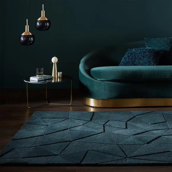 Shard Geometric Wool Rug 1