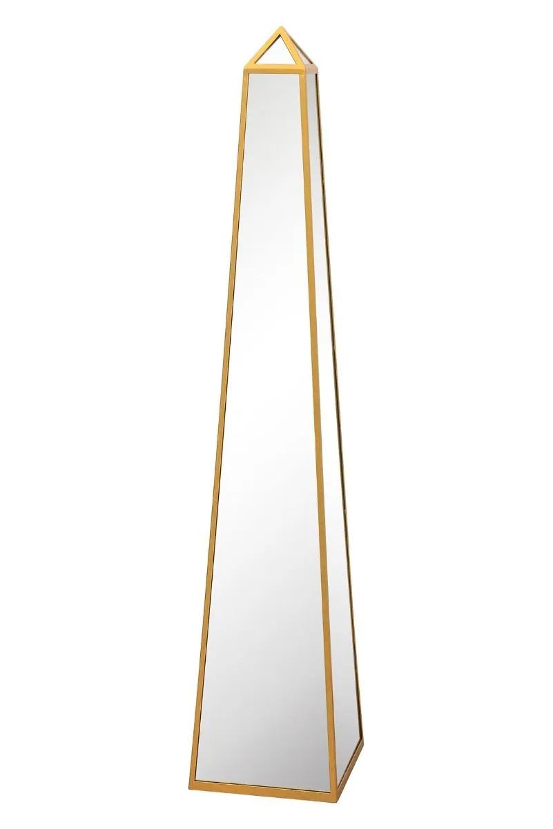 MirrorOutlet Gold Metal Edged Mirrored Ornament (150CM X 30CM X 30CM) 5