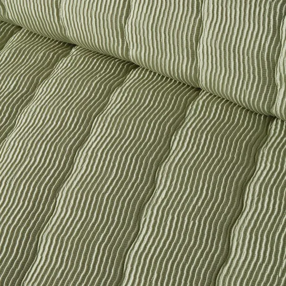 Serene Crinkle Wave Duvet Cover & Pillowcase Set 3