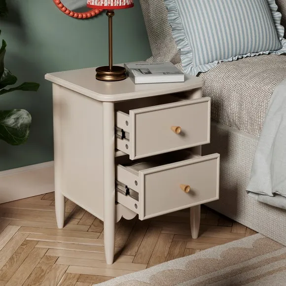 Remi 2 Drawer Bedside Table 2