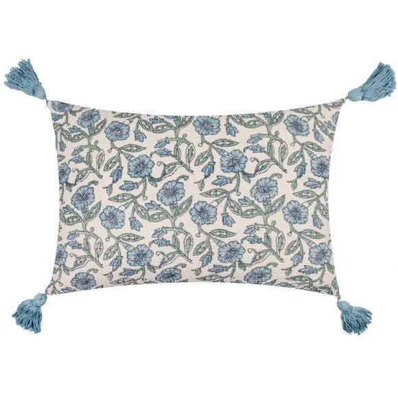 Delphine Floral Rectangular Cushion 3