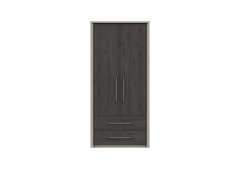 Paddington 2 Door 2 Drawer Wardrobe - Anthracite