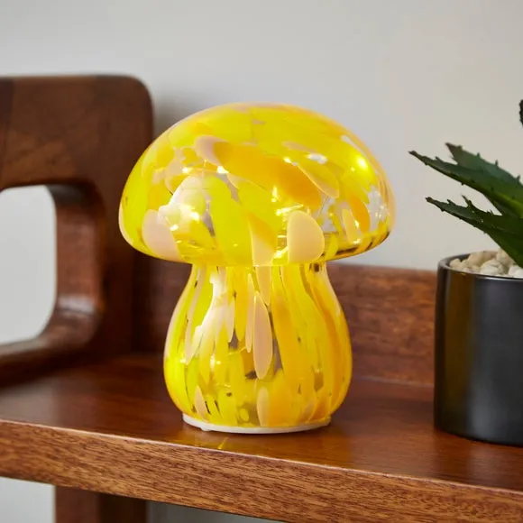 Mini Mushroom Glass LED Table Lamp 1
