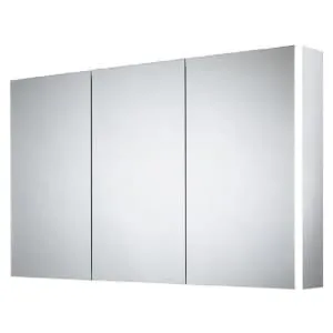 Sensio Grantham Bluetooth LED Triple Door Bathroom Mirror Cabinet - 700 x 1200mm
