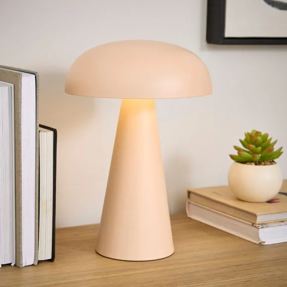 Milo Mushroom Rechargeable Touch Dimmable LED Table Lamp