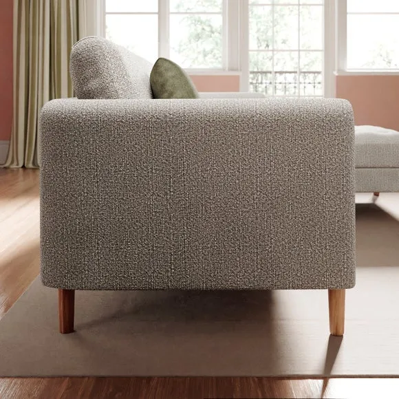 Max Multi Yarn Boucle Corner Chaise Sofa 3