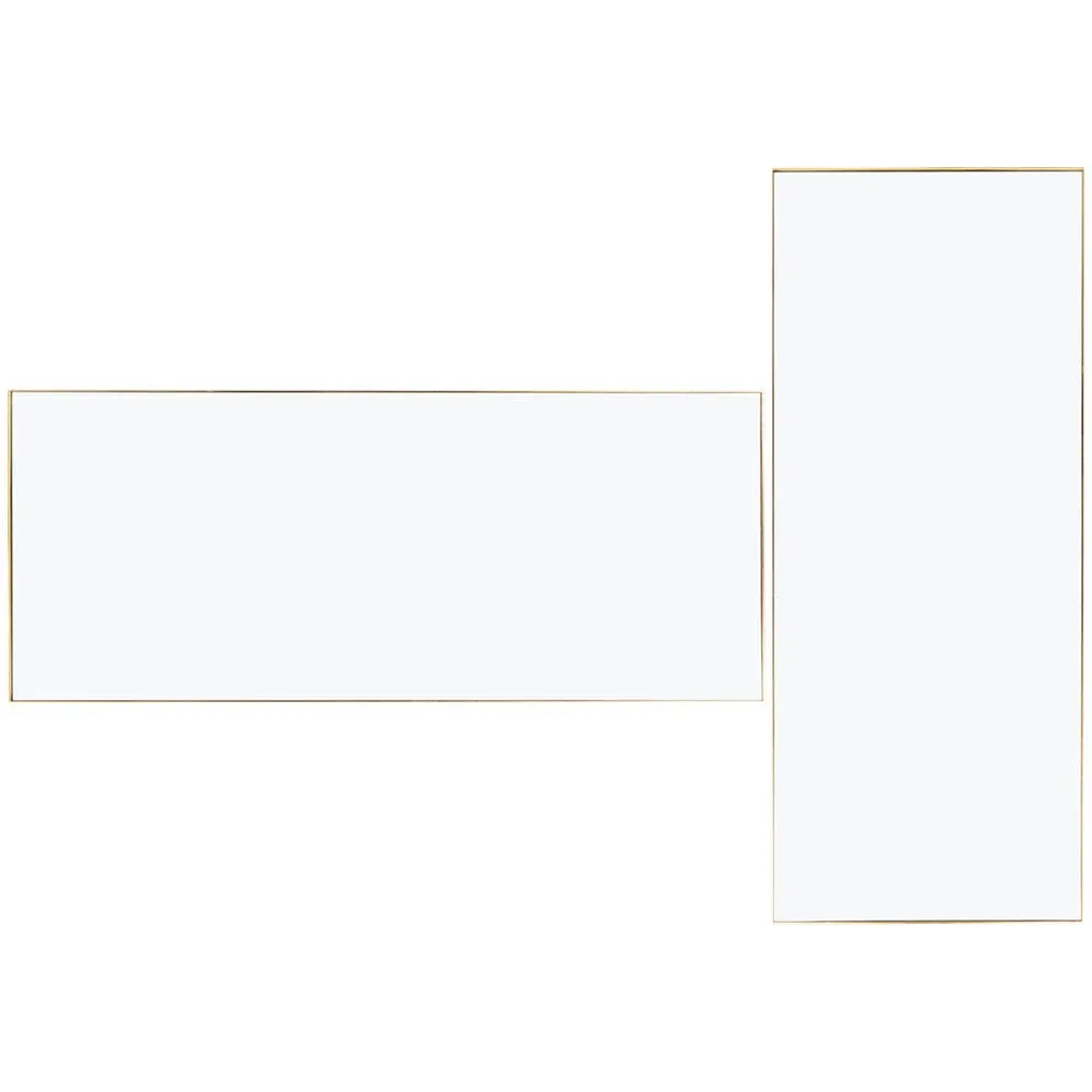 Heal's Fine Edge Mirror Rectangle 170x70cm Gold 1