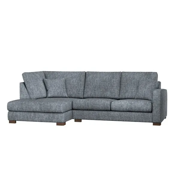 Carson Deep Sit Chunky Chenille Corner Sofa 2