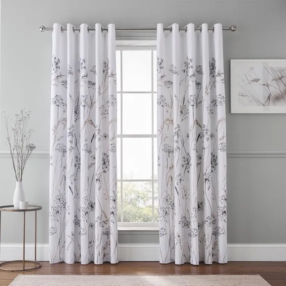 Dorma Purity Meadow Blackout Eyelet Curtains 2