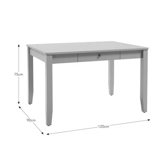 Lynton Compact Rectangular 4 Seater Dining Table 6