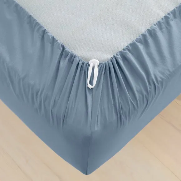 Pure Cotton Toggled Fitted Sheet 3