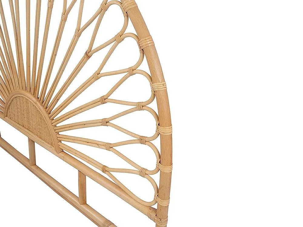 Vente-unique 160 Cm Headboard - Rattan - Natural - SOLIA in Light Oak 6