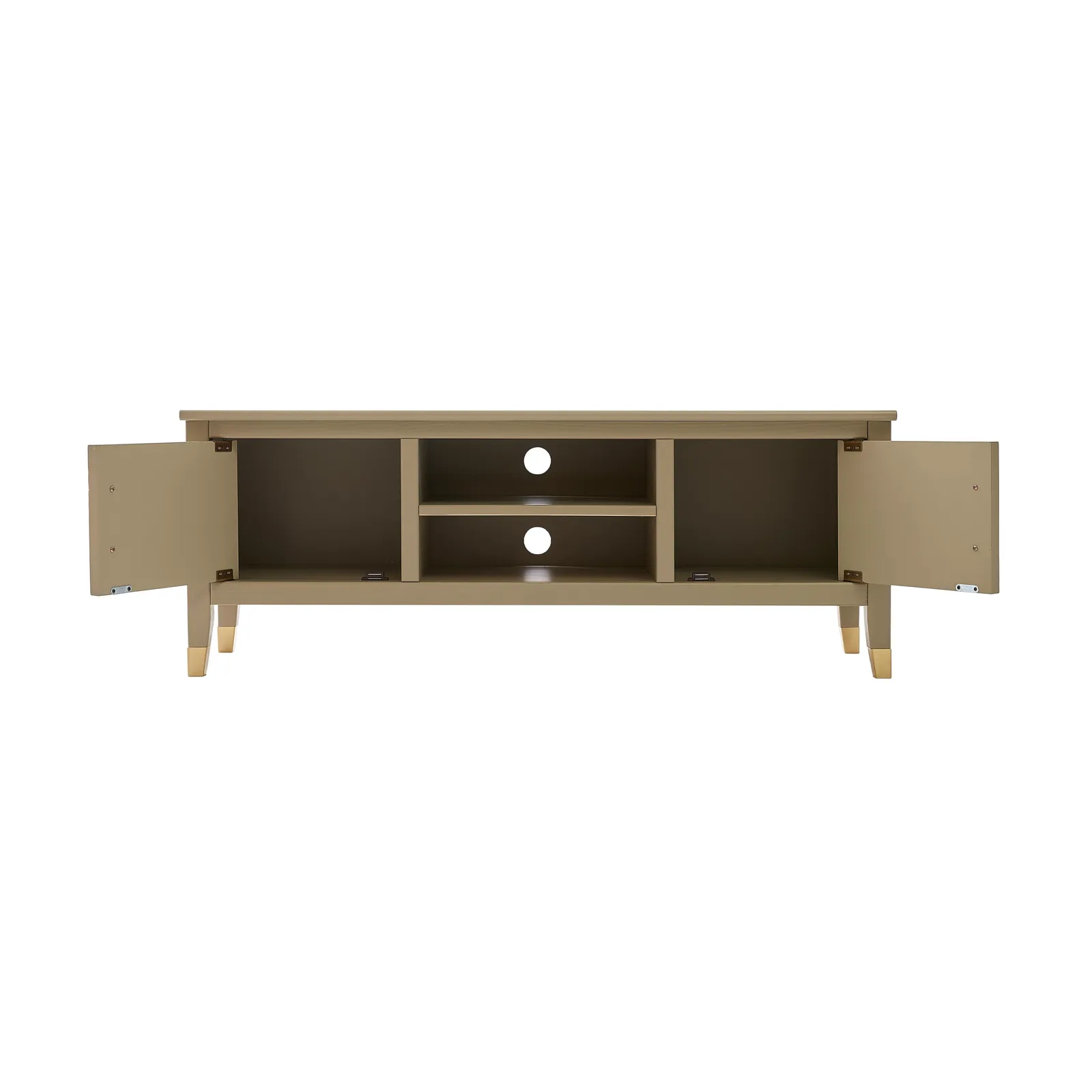 Cabinet Bits Palazzi 2 Door TV Unit H45 W120 D35cm in Beige 3