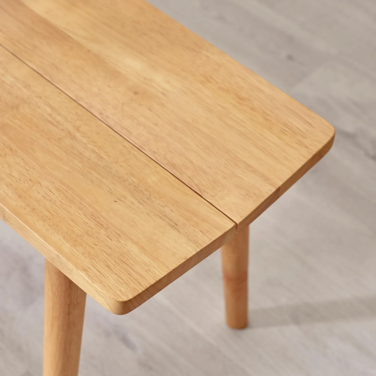 FurnitureboxUK Lynton Small Solid Wood Rustin Farmhouse Dining Bench in Light Oak 5