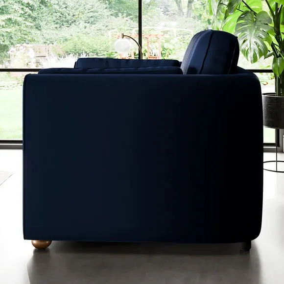 Zoe II Velvet Snuggle Chair 3