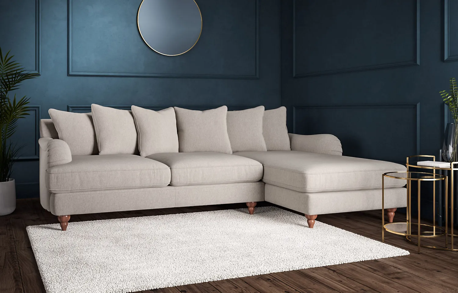 M&S Rochester Scatterback Chaise Sofa (Right-Hand)