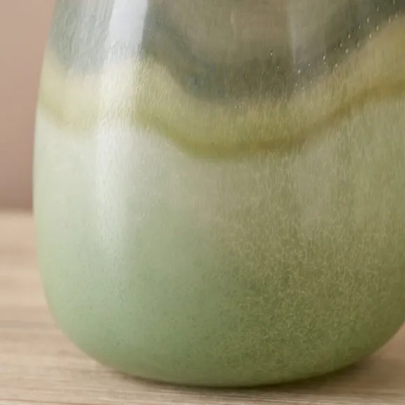 Juno Sage & Mist Ombre Glass Vase 3