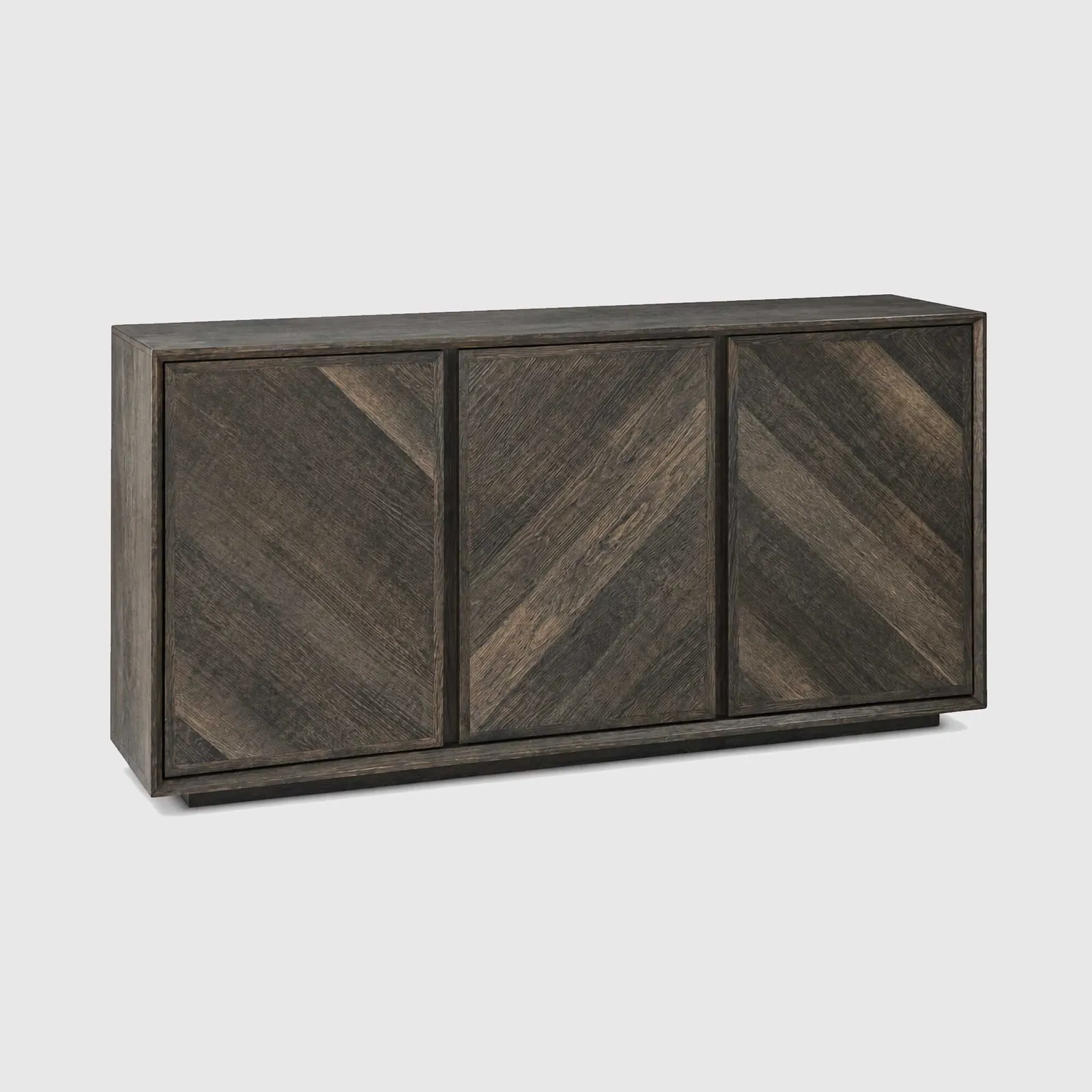 Pure Furniture Slatten Dresser 160Cm, Grey Oak | Barker & Stonehouse