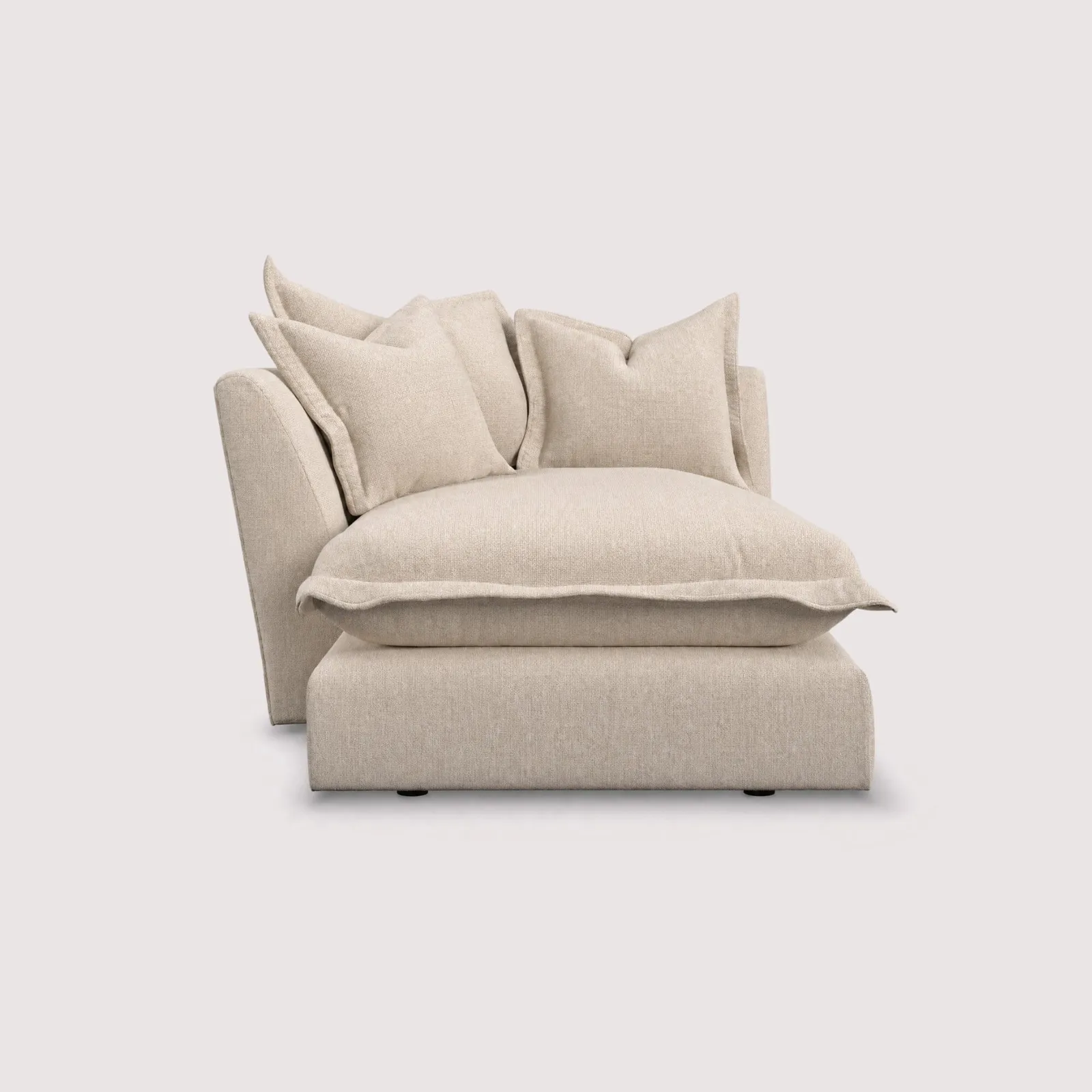 Odyssey Chaise With 1 Arm Left, Neutral Fabric | Barker & Stonehouse 1