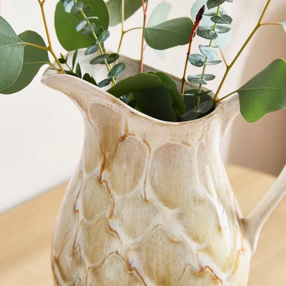 Mottled Reactive Glaze Ceramic Jug Vase 2