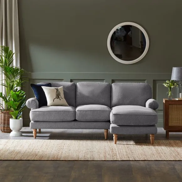 Jolene Soft Texture Corner Chaise Sofa 1
