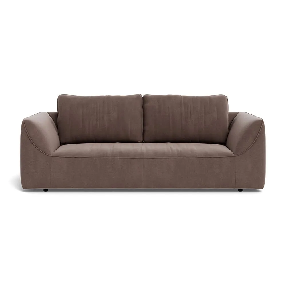 Heal's Morven 3 Seater Sofa Smart Velvet Mouse